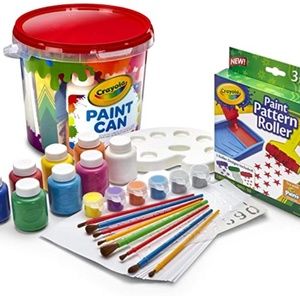 NEW Crayola Paint Can Kids Arts and Crafts Set